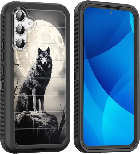 Vista 131 de Funda para Galaxy A15 5G, cuerpo completo, protección contra caídas, a prueba de polvo, resistente de 3 capas, militar, resistente, duradera