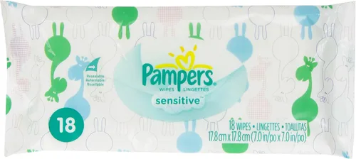 Vista 5 de Pampers Toallitas para bebé sensibles, 15 paquetes de 80 = 1200 toallitas húmedas para bebé, sin perfume, para una limpieza suave y suave