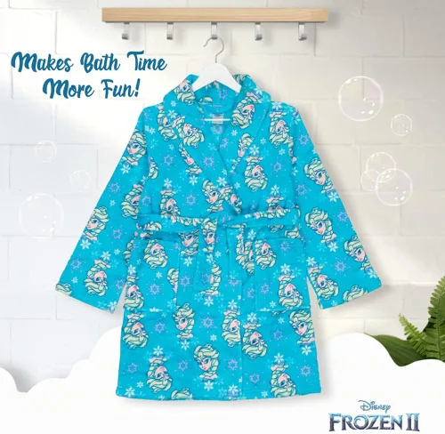 Vista 5 de Disney Frozen para niñas Princesa Bata de baño Minnie Mouse