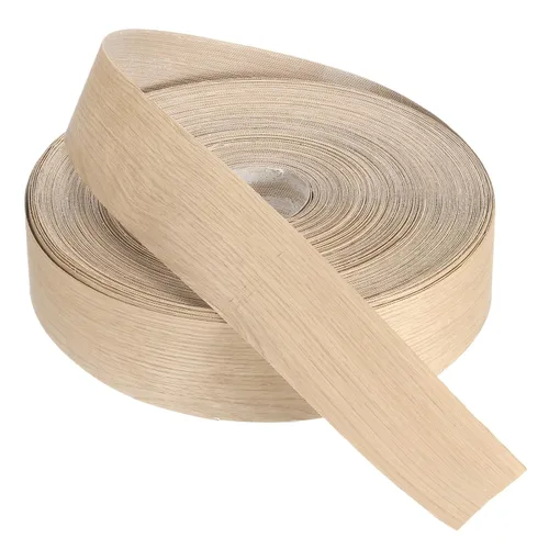 Vista 63 de PATIKIL Bandas de borde de abedul, cinta de chapa de madera de 1-1/2 pulgadas x 25 pies, bandas de borde de madera contrachapada flexible prepegadas