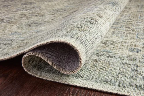 Vista 5 de Loloi II Colección Skye SKY-14 - Alfombra de pasillo, 2'-6" x 12'-0", natural/salvia
