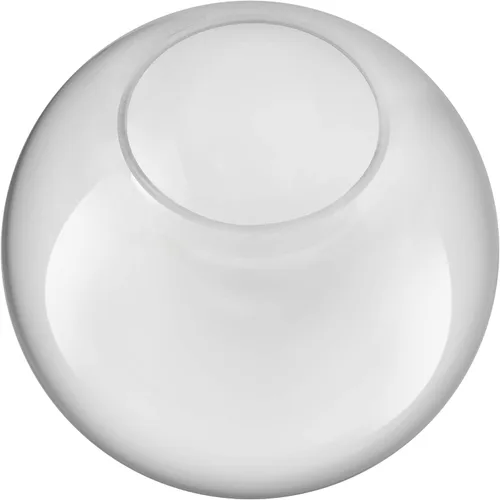 Vista 3 de Aspen Creative 28005-60-2 - Globo de cristal transparente de 6 pulgadas, sin cuello, para apliques de pared, ajustador: 2-3/4 pulgadas, paquete de 2