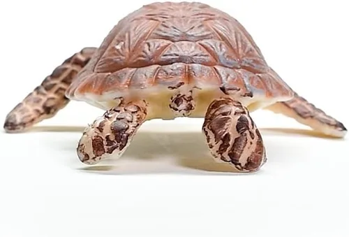Vista 5 de Schleich Wild Life - Figura de animales salvajes Hawskbill, tortuga marina