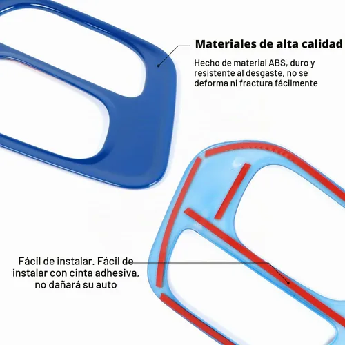 Vista 5 de Voodonala para Dodge Challenger 2015-2023, cubiertas de panel de cambio de marchas centrales, decoración, accesorios de recorte para Dodge