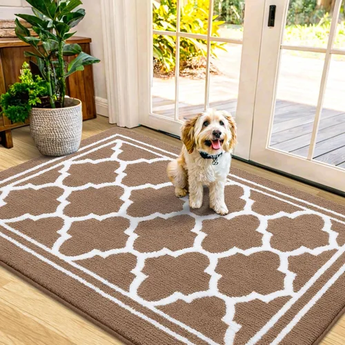 Vista 13 de Buganda Alfombra para Puerta Interior, Tapete Resistente a la Suciedad y Absorbente, Antideslizante, Alfombras de Perfil Bajo para Entrada