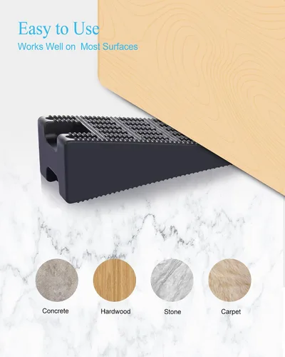 Vista 3 de Niveladores de muebles – Cuñas de nivelación de goma apilables para puerta para mesa tambaleante, silla, fijación de gabinete, uso en interiores
