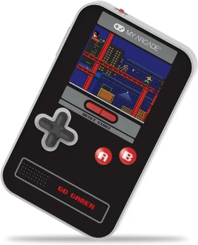 Vista 2 de My Arcade Go Gamer Classic-RED Consola electrónica portátil con 300 juegos, pantalla a todo color de 2.5 pulgadas, diversión para toda la familia