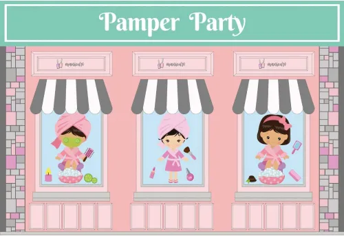 Vista 9 de AOFOTO Telón de fondo rosa de 5 x 3 pies, para peluquería, peluquería, peluquería, manicura, pedicura, spa, tienda de belleza, barbería, salón