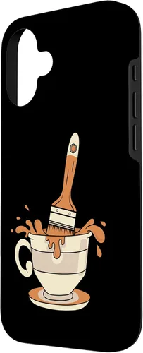 Vista 2 de Painter Coffee - Varnisher Paint Painting Case for iPhone 16