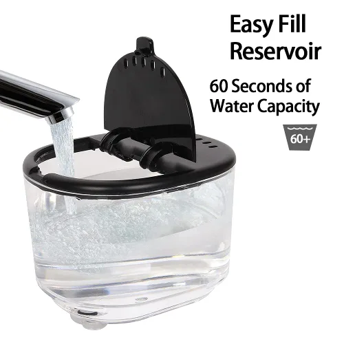 Vista 3 de Piezas de repuesto para irrigador oral Waterpik Sonic Fusion Portable Water Flosser SF-01W SF-01 válvula de junta de depósito (SF-01W tanque negro)