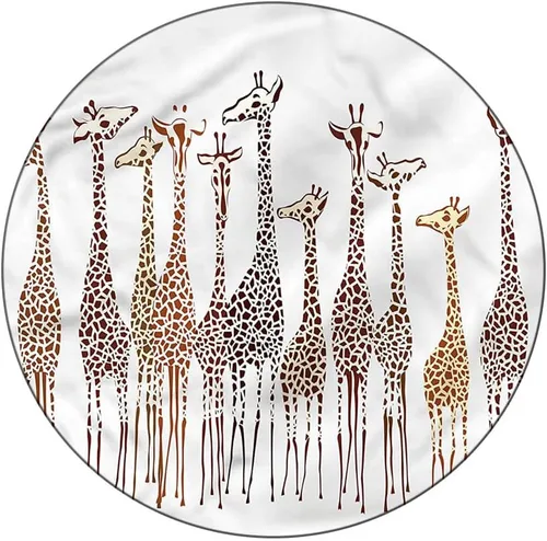 Vista 17 de Mantel elástico, mantel de tela decorativa de animales, caballos que corren simbolizan la pasión y el apetito por la libertad, se adapta a mesas