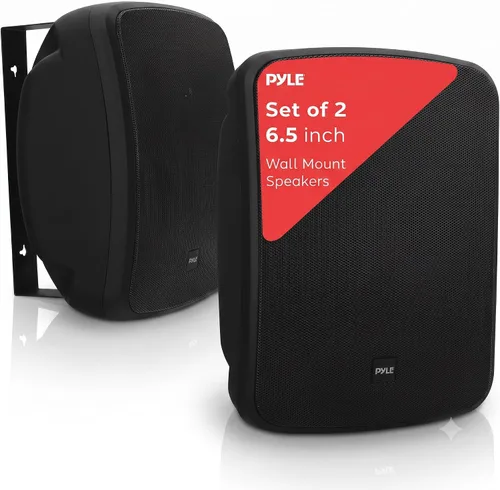 Vista 8 de Pyle, sistema de bocinas Bluetooth resistente al agua para interior/exterior Negro