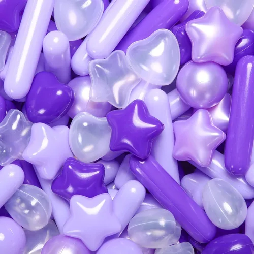 Vista 11 de Bolas para piscina de bolas STARBOLO para niños pequeños - Bolas de piscina de macaron a prueba de aplastamiento de plástico para niños pequeños