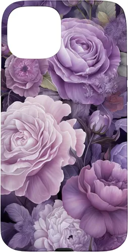 Vista 9 de Elegant Blush Pink And Purple Vintage Floral Rose And Peony Case for iPhone 16