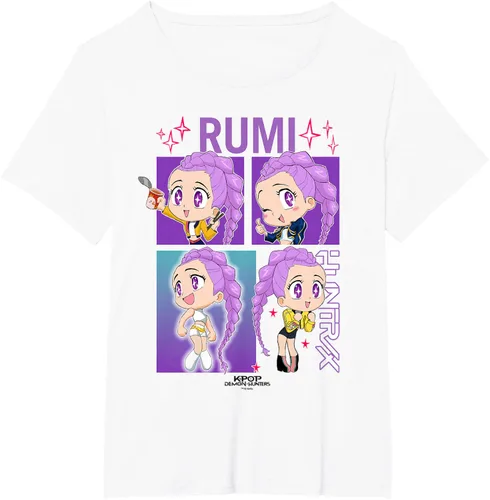 Vista 32 de Camiseta con licencia oficial de Kpop Demon Hunters Rumi
