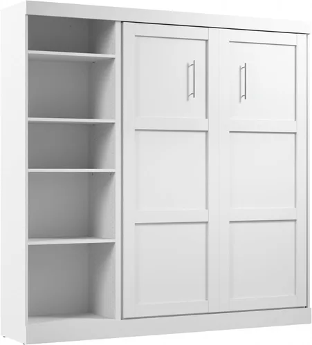Vista 18 de Bestar Cama Murphy completa, gris corteza, pur, 59 W