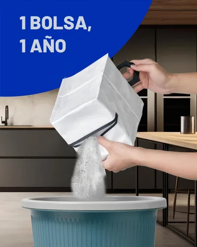 Vista 4 de Bolsas de polvo reutilizables para Roborock Qrevo S8 MaxV Ultra, S8 Max Ultra, Saros 10R Robot Vacuum Multifunctional Dock, Bolsas de aspiradora