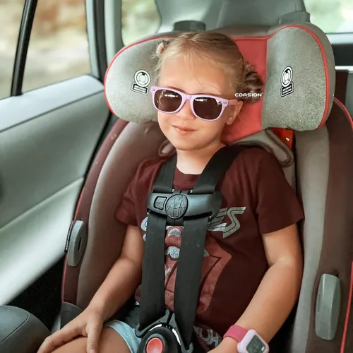 Vista 45 de Lentes de sol polarizados de goma elastómero termoplástico (TPEE) flexible, para niñas y niños de 3 a 9 años
