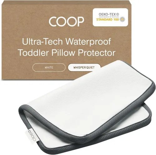 Vista 13 de Coop Home Goods - Fundas protectoras de almohada hipoalergénicas con zíper, 2 unidades, funda de rayón derivado de bambú, lavable a máquina