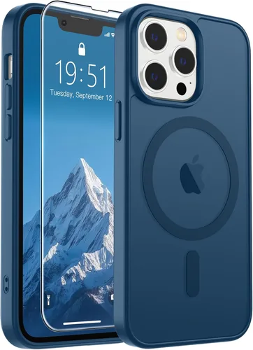 Vista 225 de SUPFINE Funda magnética para iPhone SE 2022 (3ª)/2020 (2ª), iPhone 8 (compatible con MagSafe) (protección contra caídas de grado militar), funda