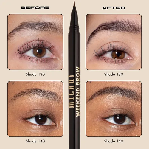 Vista 4 de Milani Weekend Brow Tinte para Cejas - 130 Marrón Medio