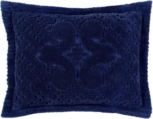 Vista 11 de Better Trends Colección Ashton - Colchas de chenilla con mechones, tamaño individual, color negro, 100% algodón, diseño de medallón de chenilla