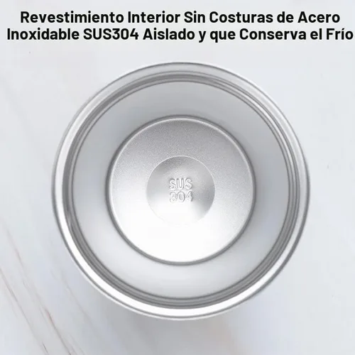 Vista 9 de Taza de café de viaje aislada (12 onzas), vaso de café de acero inoxidable con tapa sellada abatible a prueba de derrames, reutilizable