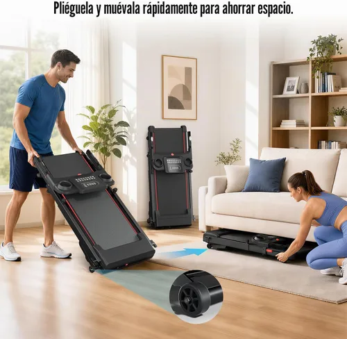 Vista 7 de Treadmill for Home with 20% Auto Incline, Walking Pad with Handle Bar