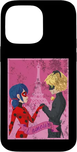 Vista 21 de Miraculous Ladybug Vintage Collection Paris Love - Carcasa para iPhone 17