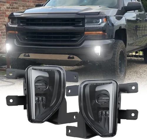 Vista 9 de Conjunto de luces antiniebla LED DRL para Dodge Ram 1500/2500/3500