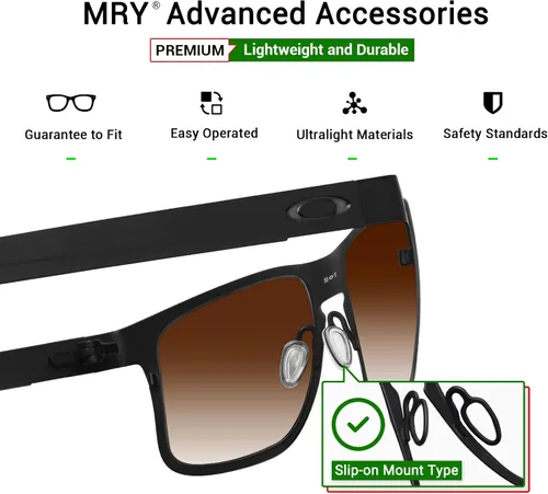 Vista 3 de Mryok Piezas de nariz de repuesto para gafas de sol Oakley Holbrook Metal - Opciones