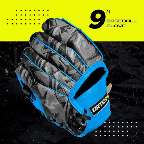 Vista 3 de Ortiz34 Youth T-Ball Set, 25” Signature Aluminum T-Ball Bat with -10 Drop, Foam Core T-Ball, 9” Lightweight Youth Glove, Vibrant Graffiti Print