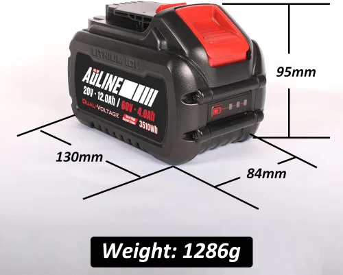 Vista 7 de Batería HPO de 20 V/60 V Max 12 A, repuesto de DcB606 DcB609 DcB612, compatible con herramientas y cargadores inalámbricos DeWalt de 20 V/60 V