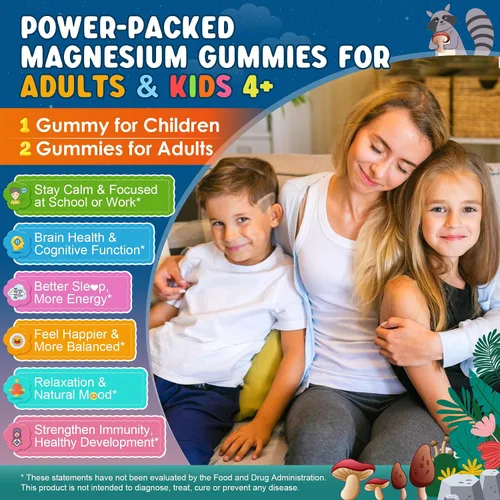 Vista 3 de Nextdia Calm Focus Magnesio con Omega 3 Gummies Edad 4+ y Kids Multivitamin Gummies