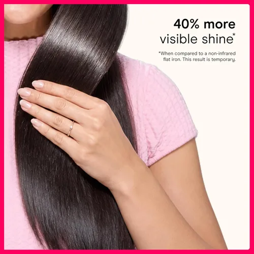 Vista 2 de Conair InfinitiPRO - Plancha plana para el cabello con infrarrojos Blanco