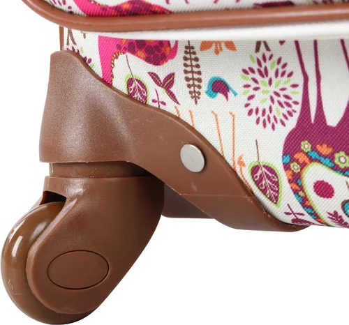 Vista 5 de Lily Bloom Patrón de diseño de equipaje de 28 pulgadas expandible con ruedas giratorias dobles, maleta grande y ligera bolsa a cuadros para mujeres