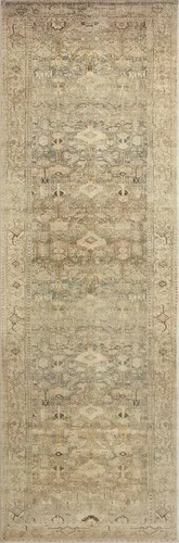 Vista 61 de Loloi Margot - Alfombra de área terracota/laguna de 7'-6" x 9'-6