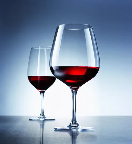 Vista 2 de D&V Valore - Juego de 6 vasos de cristal europeo, resistentes a las roturas, 15.4 onzas, vaso de vino tinto
