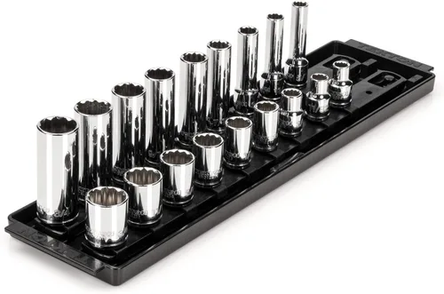 Vista 11 de TEKTON Juego de llaves de vaso de 12 puntos con accionamiento de 3/8