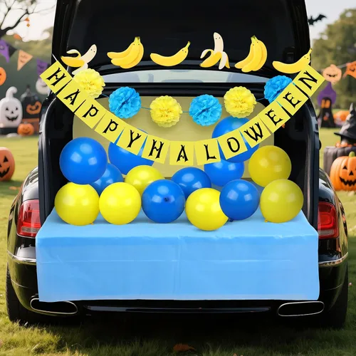 Vista 8 de Kit de decoración de maletero de coche de carreras de Halloween