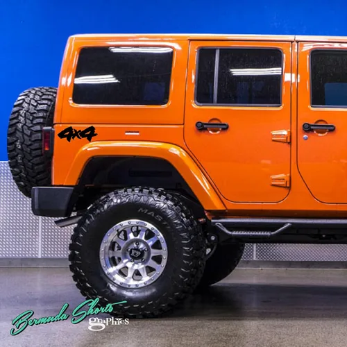 Vista 6 de 4X4 Camión Reemplazo Logotipos/Par/Vinilo Vehículo Chevy Calcomanía Gráfica Par