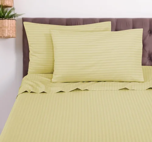 Vista 8 de ROYALE LINENS Juego de sábanas de 4 piezas, microfibra suave cepillada de 1800 hilos, 1 sábana bajera, 1 sábana encimera, 2 fundas de almohada, sin