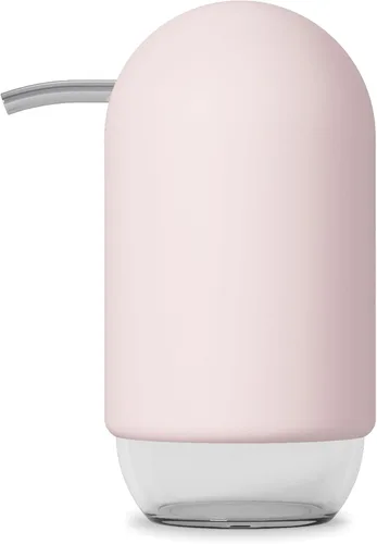 Vista 5 de Umbra Dispensador de bomba de jabón líquido táctil, fácil de rellenar, rosa rubor, 8 oz (8.0 fl oz)