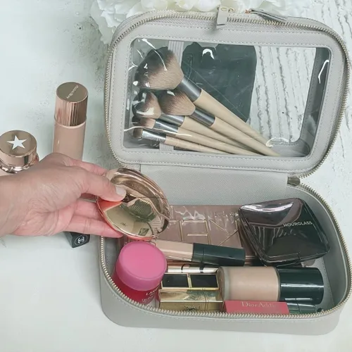 Vista 6 de JAZD Bolsa de cosméticos transparente para mujer