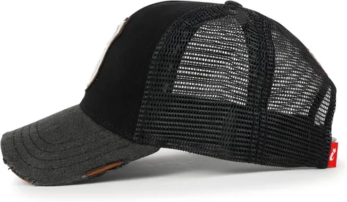 Vista 3 de ililily Gorra de béisbol bordada premium Route 66 de algodón, estilo vintage