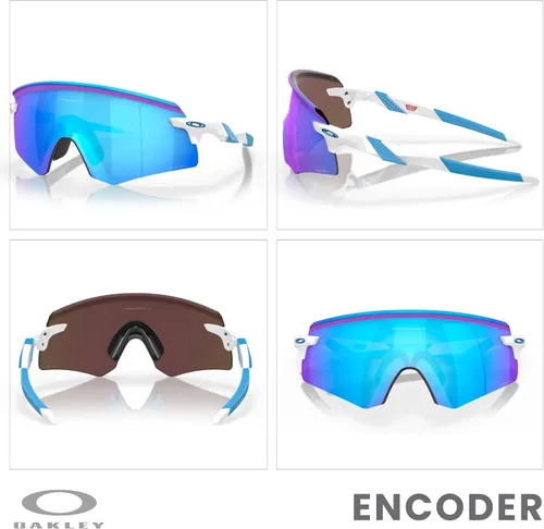 Vista 11 de Oakley Encoder OO9471 - Gafas de sol rectangulares para hombre, correa y kit de cuidado iWear de diseñador
