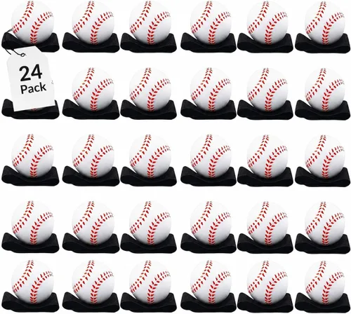 Vista 7 de Playbees Pelotas de béisbol de práctica reactiva (paquete de 3) - Entrenador personal de retorno de muñeca para práctica de lanzamiento y captura