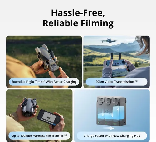 Vista 6 de DJI Mini 5 Pro, Drone ultraligero con cámara, CMOS de 1 pulgada