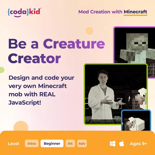 Vista 4 de Coding for Kids with Minecraft - Ages 9+ Learn Real Computer Programming and Code Amazing Minecraft Mods with Java - Award-Winning Online Courses