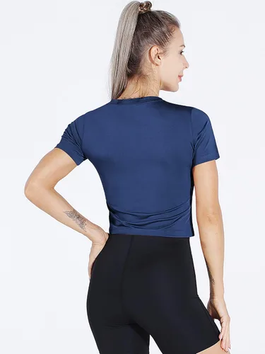 Vista 5 de Neleus Camisetas cortas sin mangas para mujer, ajuste seco, para entrenamiento, paquete de 3